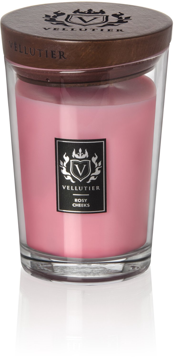 Vellutier Geurkaars Large Rosy Cheeks - 16 cm / ø 11 cm Roze