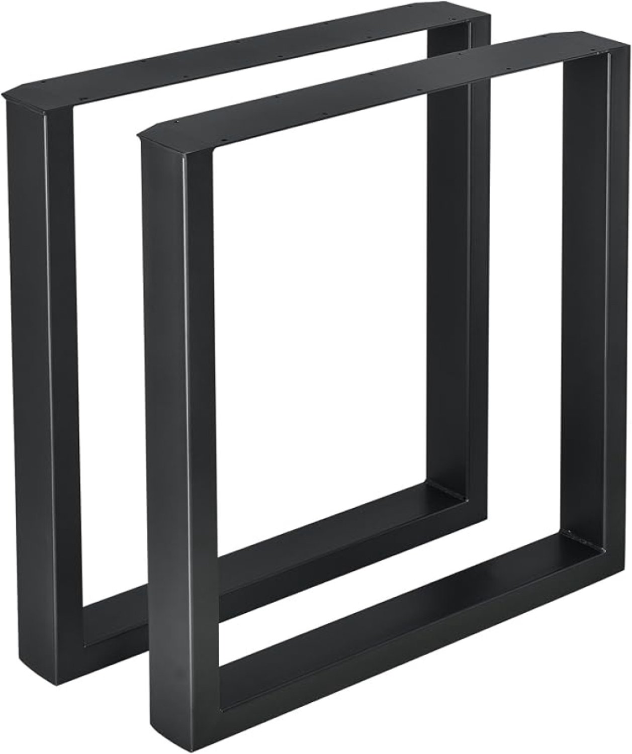 RALA Stalen onderstel set van 2 U-vormige tafelpoten 70x72 cm zwart