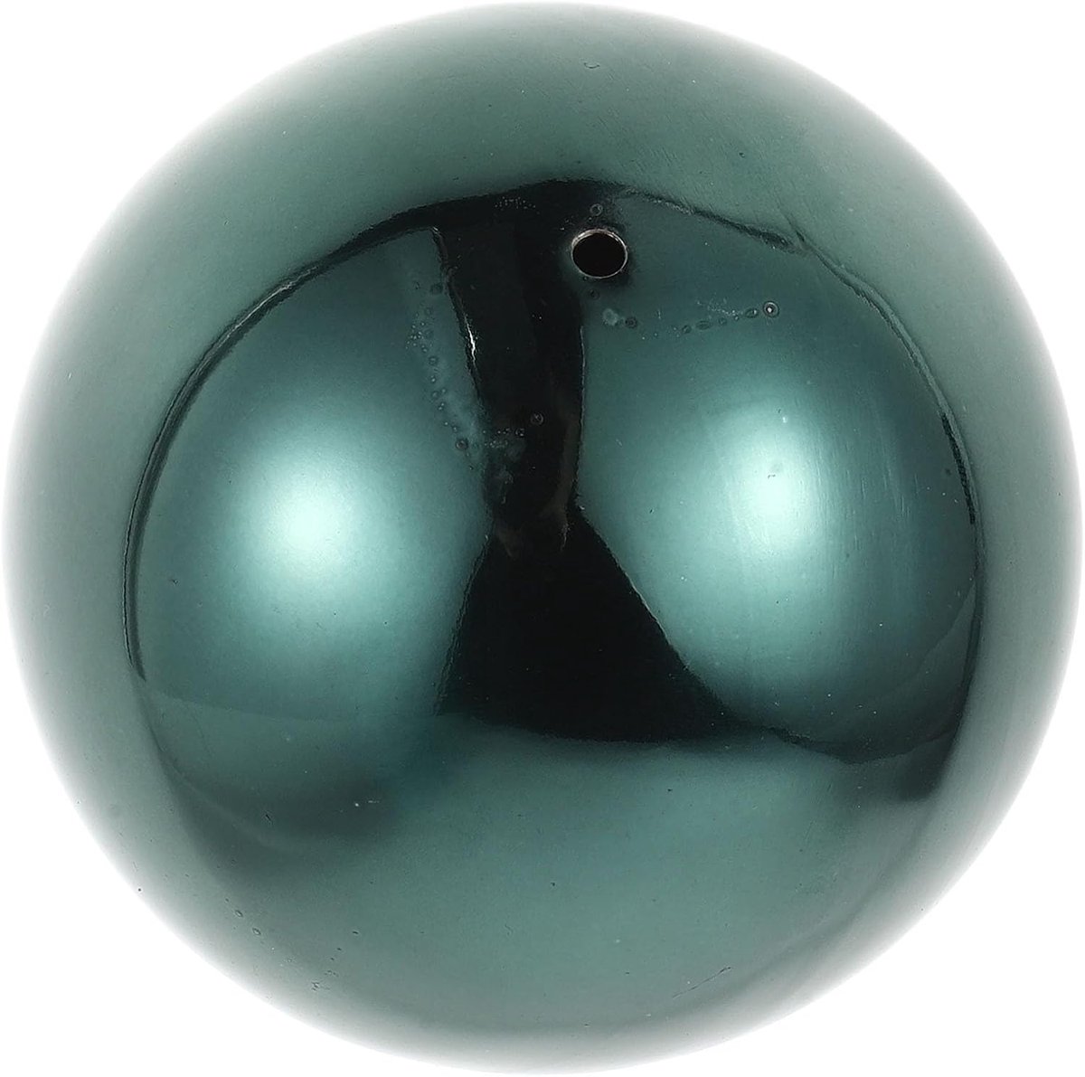 Tuinbol Glad Gepolijst Reflecterend Decoratief Metalen Bolvormig Ornament voor Buiten Veilige Jongen Huisdiervriendelijke Spiegelbol voor Vijver in Groen