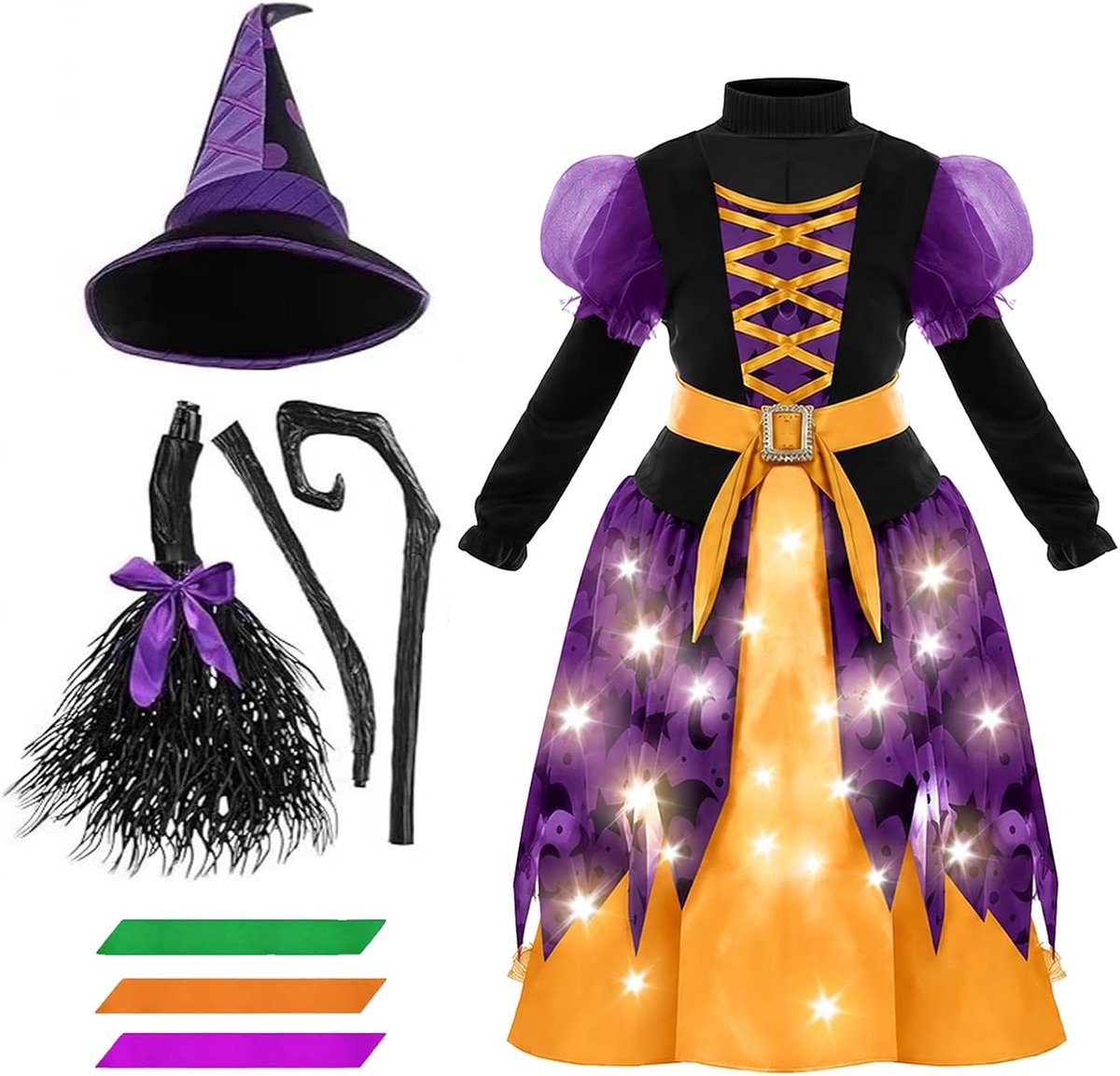 Heksenkostuum voor kinderen, Halloween-kostuum heks