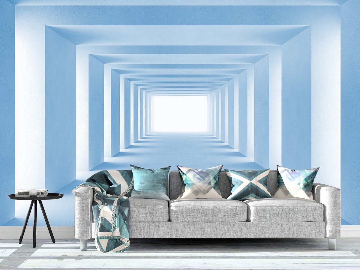Non-woven Behang met Verlichting 500 x 300 cm voor Woonkamer