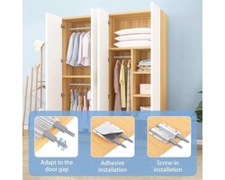 Magnetische push-klink - Voor kasten - Dubbele push-open-deursluiting - Voor keuken en meubels