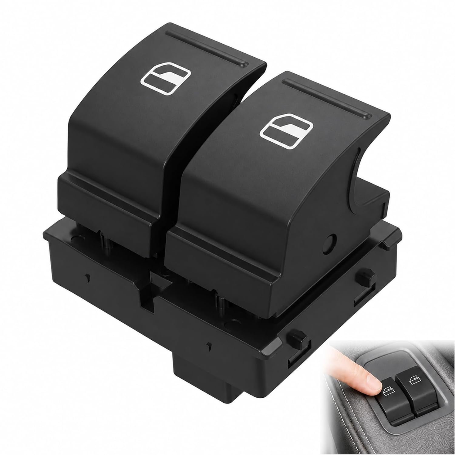 Elektrische raamregelaar voor Seat Ibiza en VW Golf, knop, 1 stuk