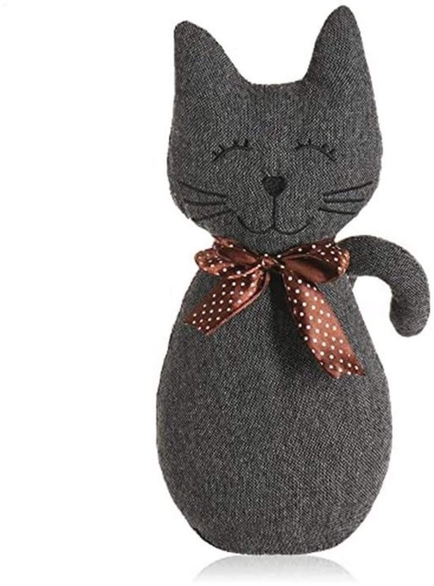 Zware deurstopper - Met schattig kattendesign - Functioneel woonaccessoire - Voor ramen en deuren