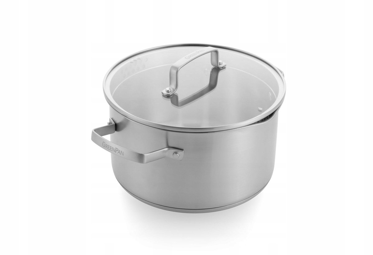 GreenPan Chef's Collection Pan 22cm 4.7L RVS - Gas & Oven Geschikt