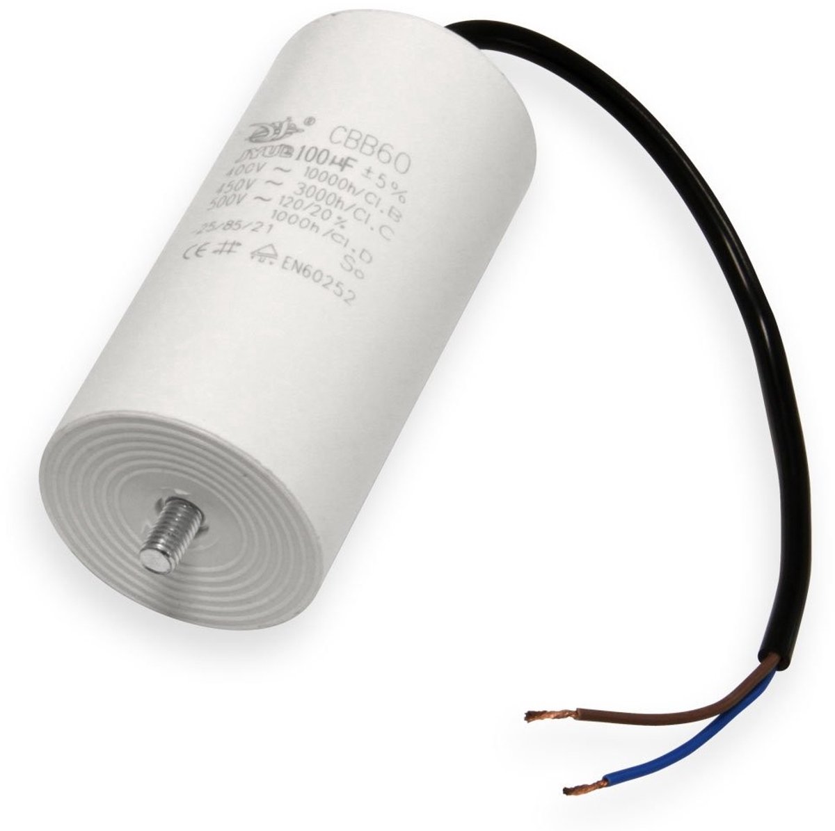 8 µF Capacitor met Kabel - 450V