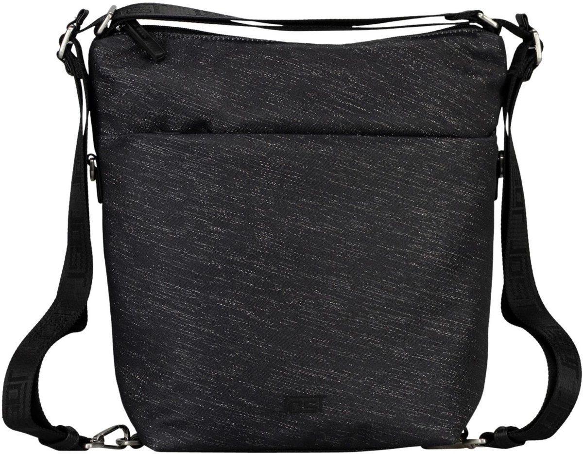 JOST schoudertas Bergen Shoulderbag Metalic zwart