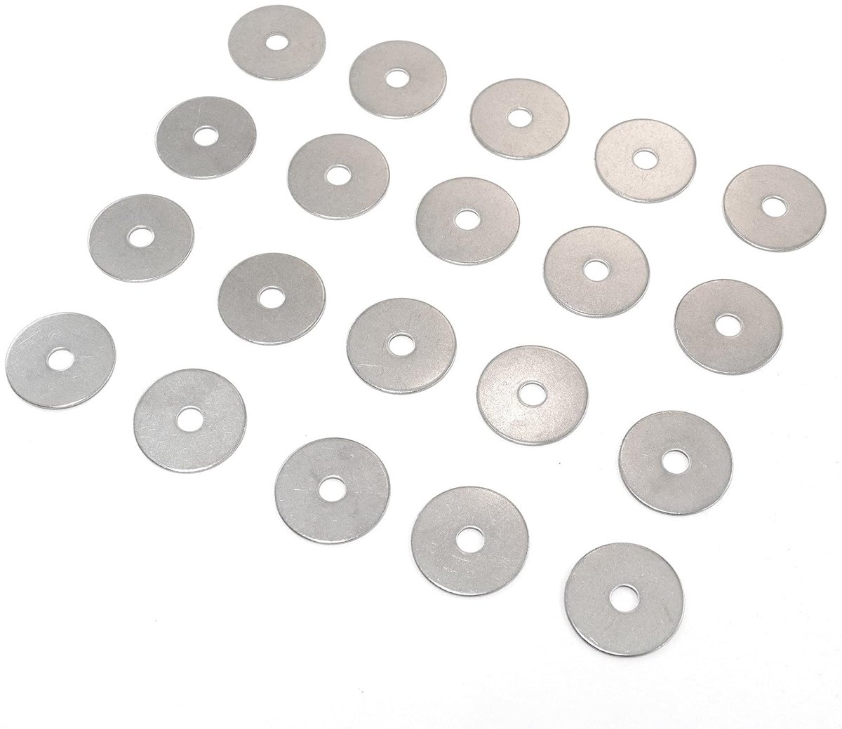 [40 stuks] 1/4 "x 1-1/4" OD roestvrijstalen spatbordwasmachine - kies maat metalen platte ringen voor bouten, 18-8 (304) roestvrij staal