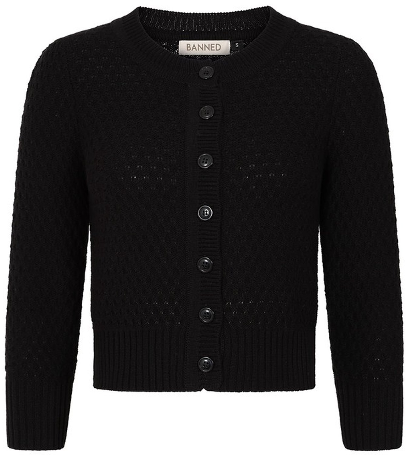 Banned - Fara Cardigan - M - Zwart