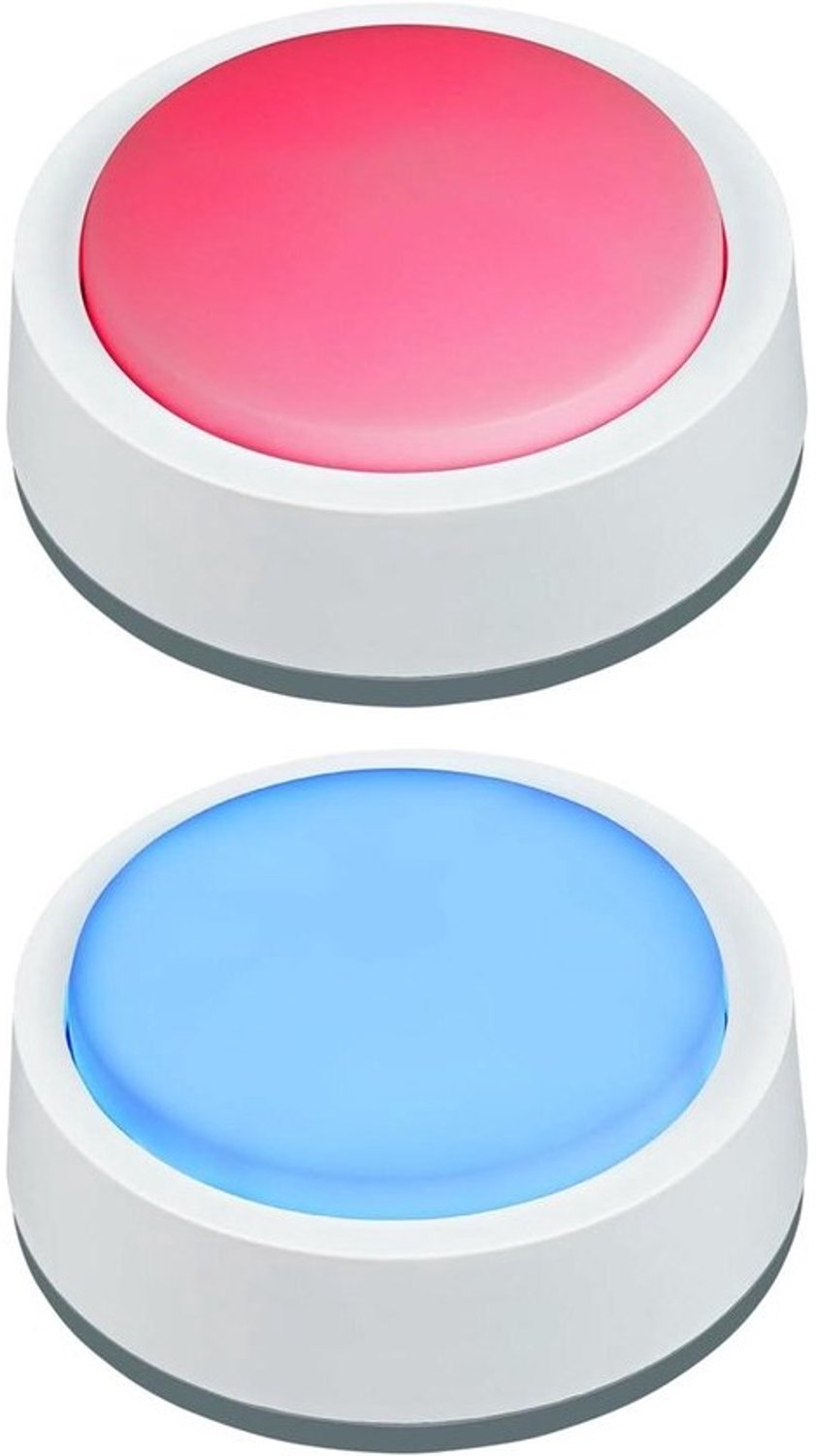 Draadloos Antwoordsysteem - Zoemer Systeem - Quiz Spel Spelen - Type-C Opladen - 20 meter bereik - Roze en Blauw