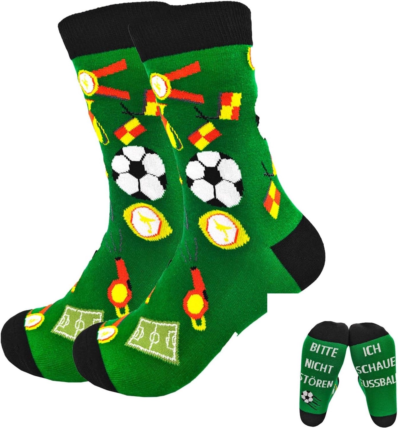 Voetbalsokken - Grappig - EU 37-47 - Hoogwaardig Elastisch Textiel - Voor Voetbalfans