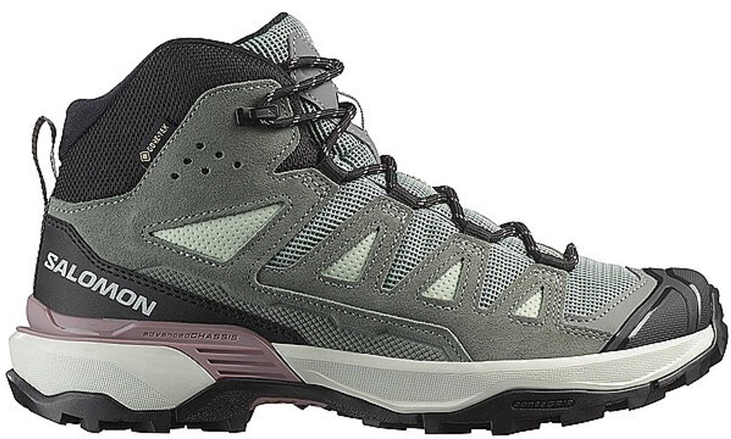 Salomon X Ultra 360 Mid GTX Wandelschoen Dames 38 Grijs