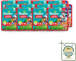 12 x Pampers – Luierbroekjes – Baby Dry Pants Paw Patrol Maat 4 – 25 Luiers - Wasstrips - Baby Luier - Luierbroek - Droge Luier - Luier Voor Baby - Luier Broek