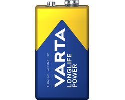 Varta Longlife Power 9 Volt Block - 6LR61 - 2 stuks