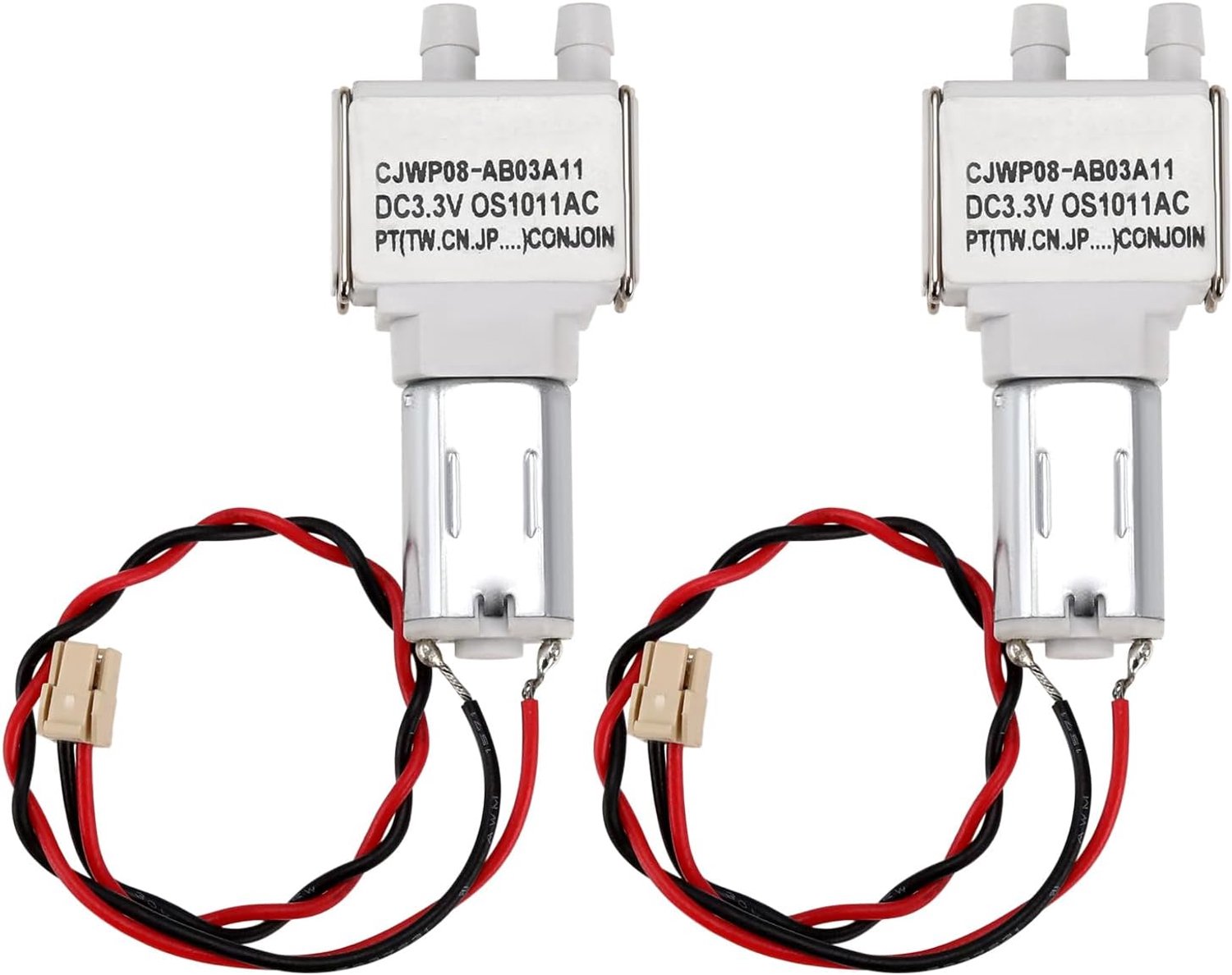 Mini-waterpomp M20 2 stuks - zelfaanzuigend - membraanpomp - ideaal voor aquaria en fonteinen - ShopVlot
