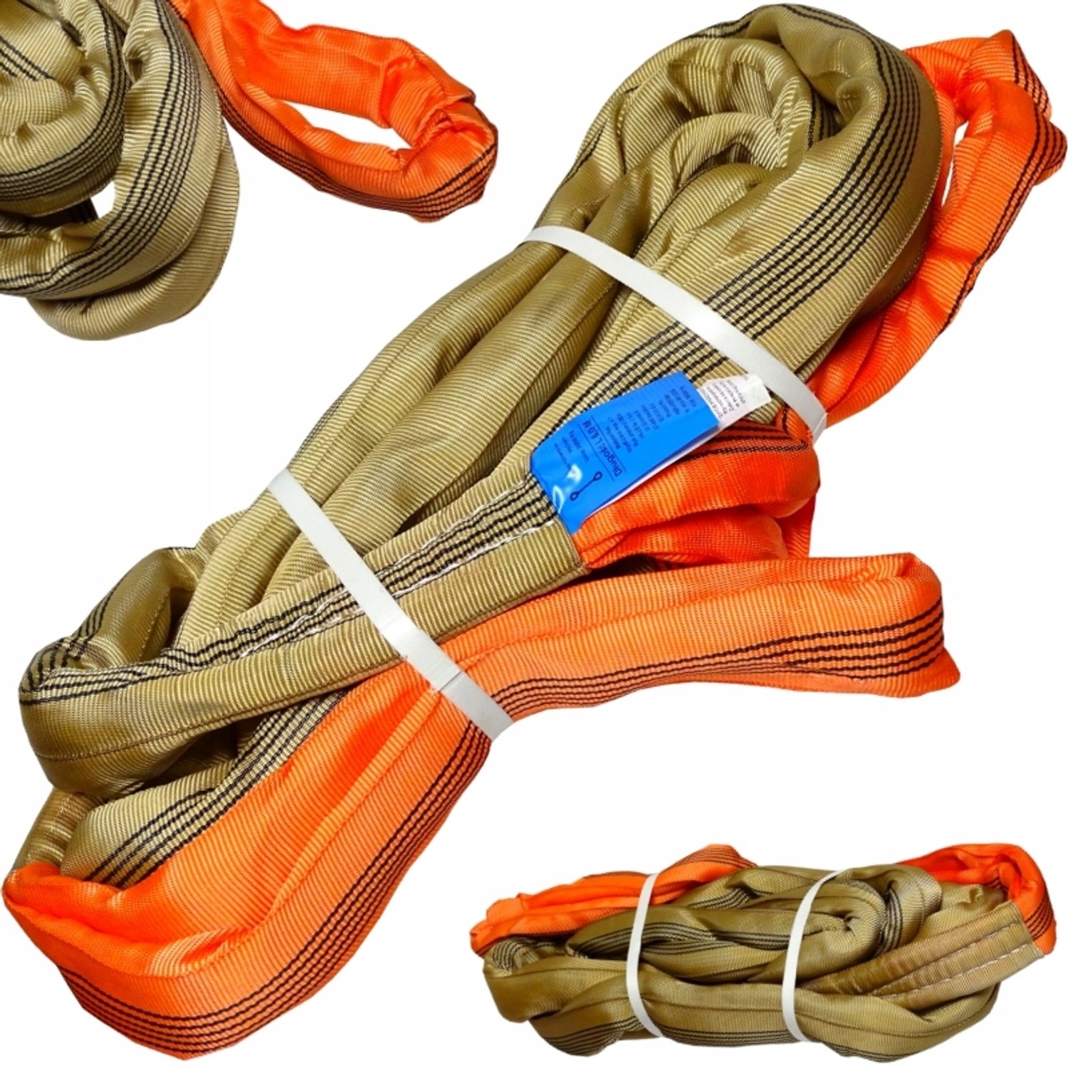 Sterke Polyester Sleepkabel 35 Ton, 6 Meter - Voor Vrachtwagen en Tractor