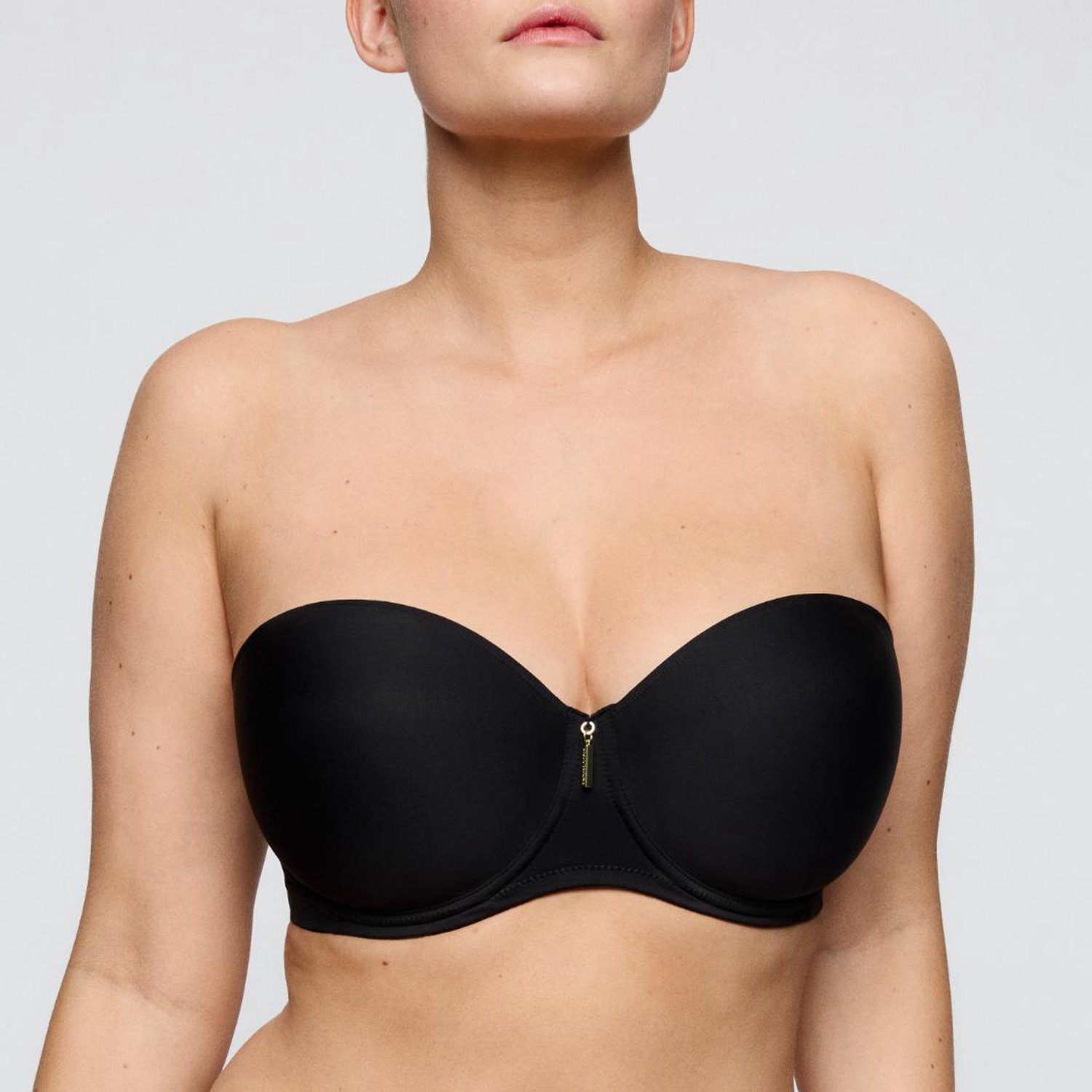 PrimaDonna Twist Twixie Strapless Voorgevormde Beugel Bh 0242538 Zwart - maat EU 90E / FR