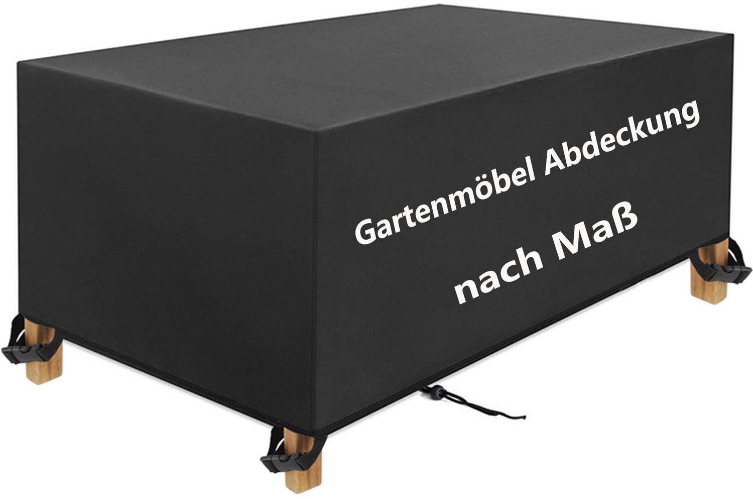 Famanu Waterdichte tuinmeubelhoes op maat, 600D Oxford-weefsel, voor terrasmeubelen, diverse maten en kleuren wit