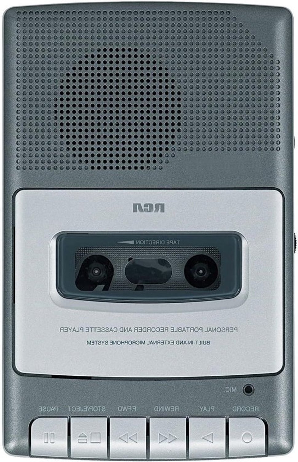 Cassette Recorder - Opnameapparaat - Audio Opnemen - Automatische Niveaucontrole - 0.75 Pounds - Grijs