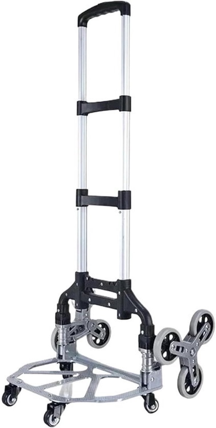 Opvouwbare Steekwagen - Boodschappenwagen Draagbaar - Vervoeren van Spullen - Lichtgewicht Constructie - 68 kg Draagvermogen - Kleur 1
