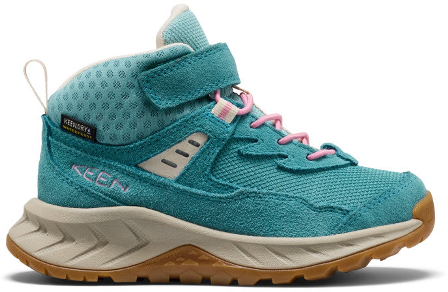 Hightrail Mid Kinder Wandelschoenen Suède Waterdicht Blauw