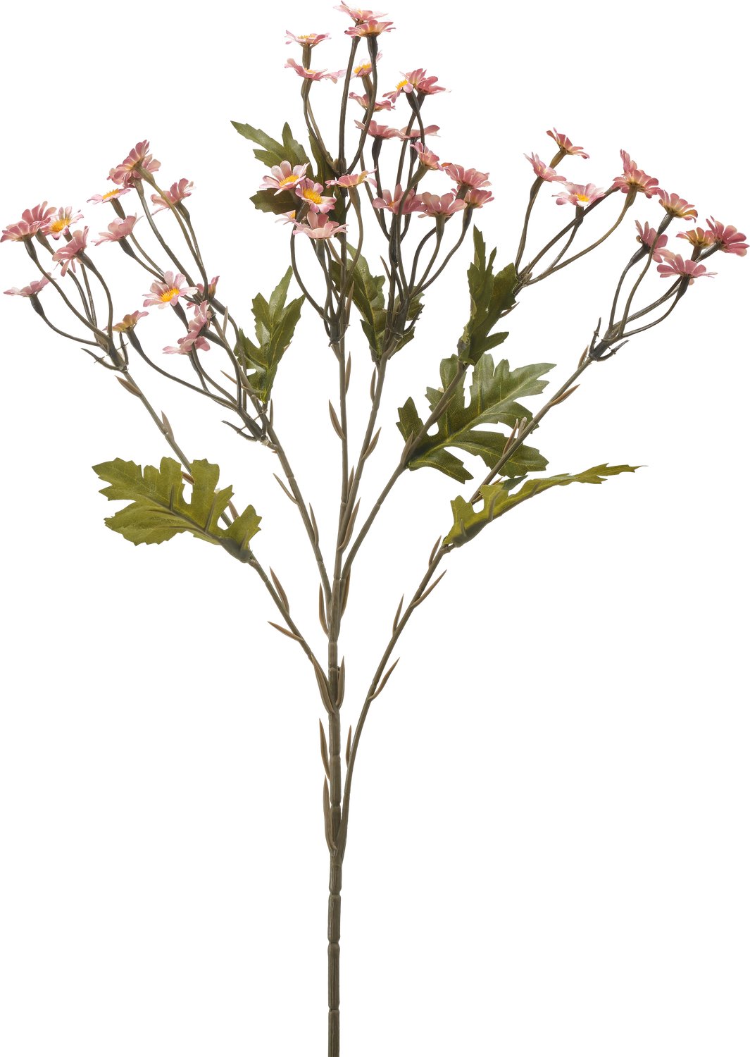 Easyplants | Kunstbloem Mini Daisy 61 cm mauve | Zijde | Nepbloemen | mauve | Onderhoudsvrij | Kant-en-klaar