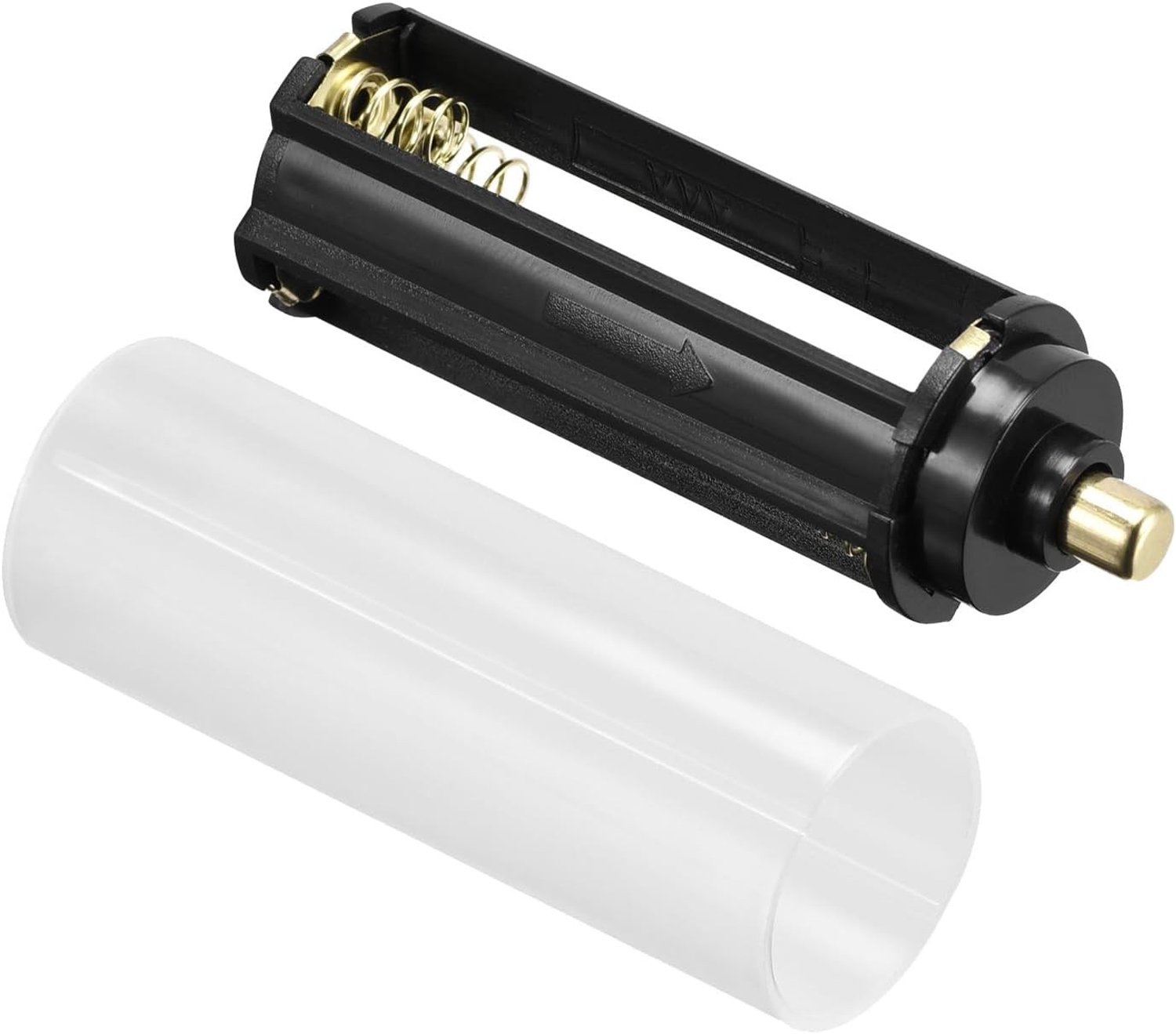 Batterijhouder - Zwart - 61,5 mm - Robuuste Opbergkoffer voor AAA Batterijen