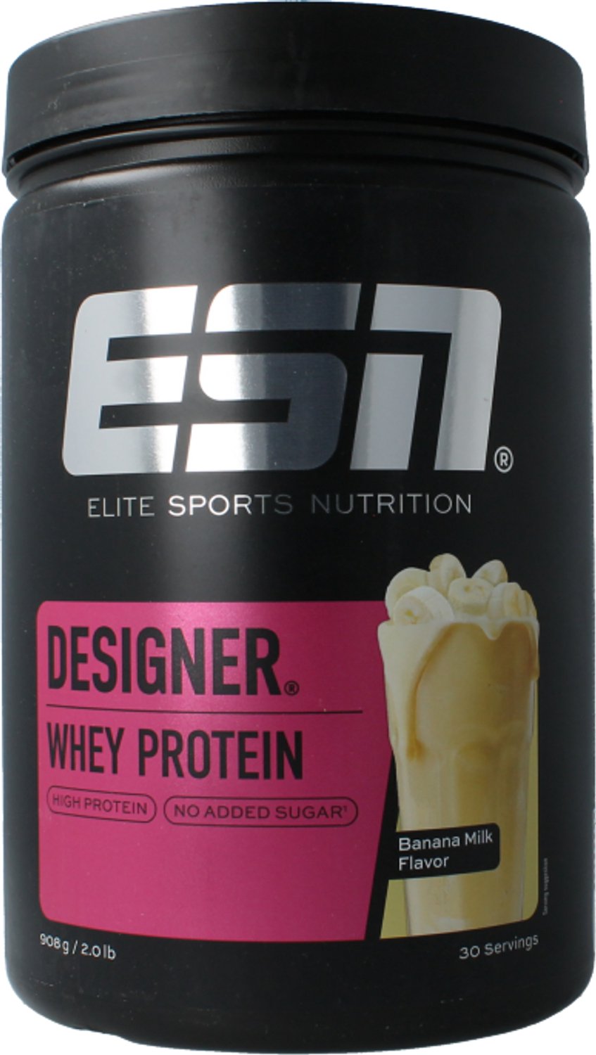 ESN Designer Whey Protein Poeder, Banaanmelk, 908 g — afbeelding 3