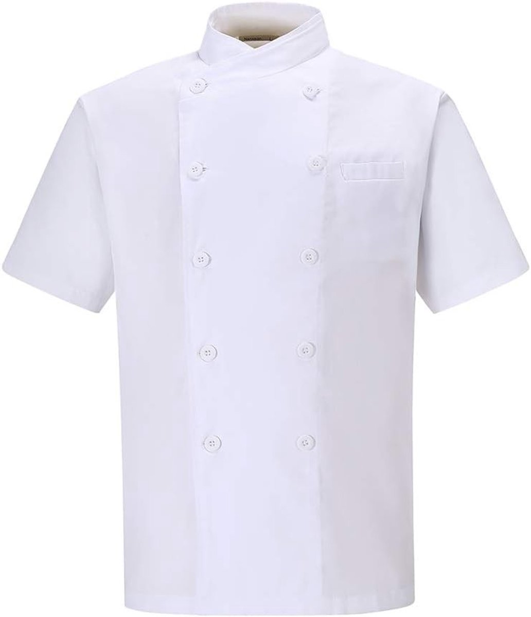Heren Kookjasje CFM0028 - Ademend Keukenuniform voor Koks en Kookliefhebbers