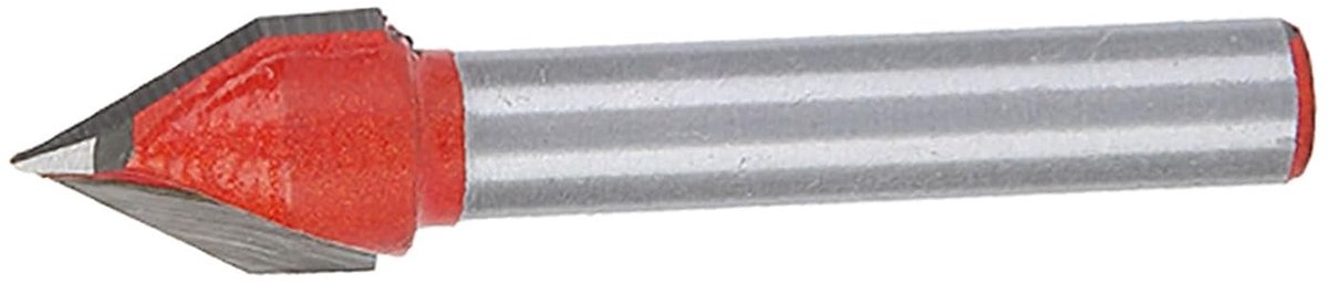 3D V Groove CNC Router Freesgereedschap voor Houtbewerking, Hoge Kwaliteit Tungsten Staal Frees met 6x10mm 1/4 Shank, Perfect voor Houtbewerking en Graveren