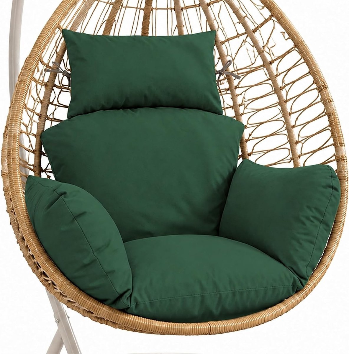 Comfortabele Waterdichte Hangstoel Kussen met Hoofdkussen voor Schommelstoelen en Tuinmeubilair