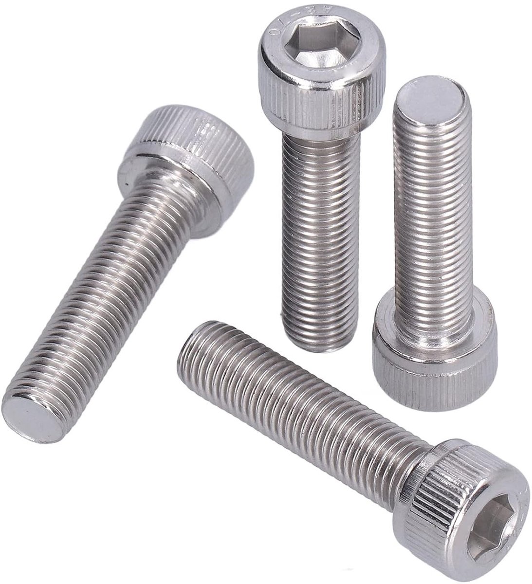 1.25 mm RVS Fijn Draad Schroeven, Hex Socket Schroeven voor Voedingsindustrie en Mechanische Toepassingen