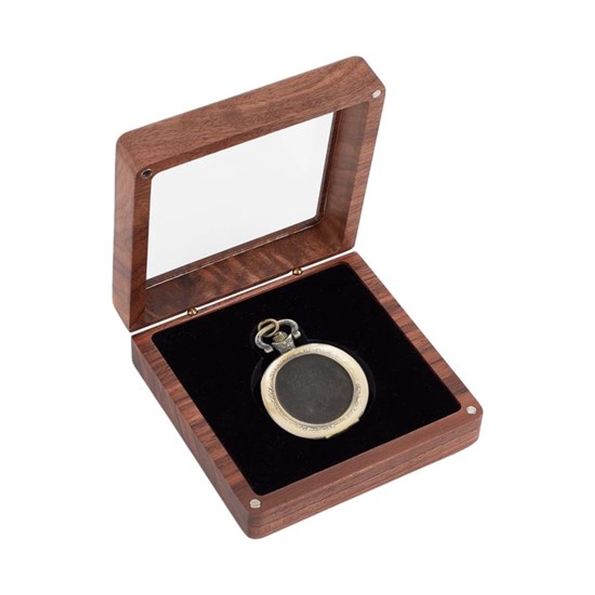Dailygoods- Horlogedoos - Houten Opbergdoos - Enkele Horloge Houder