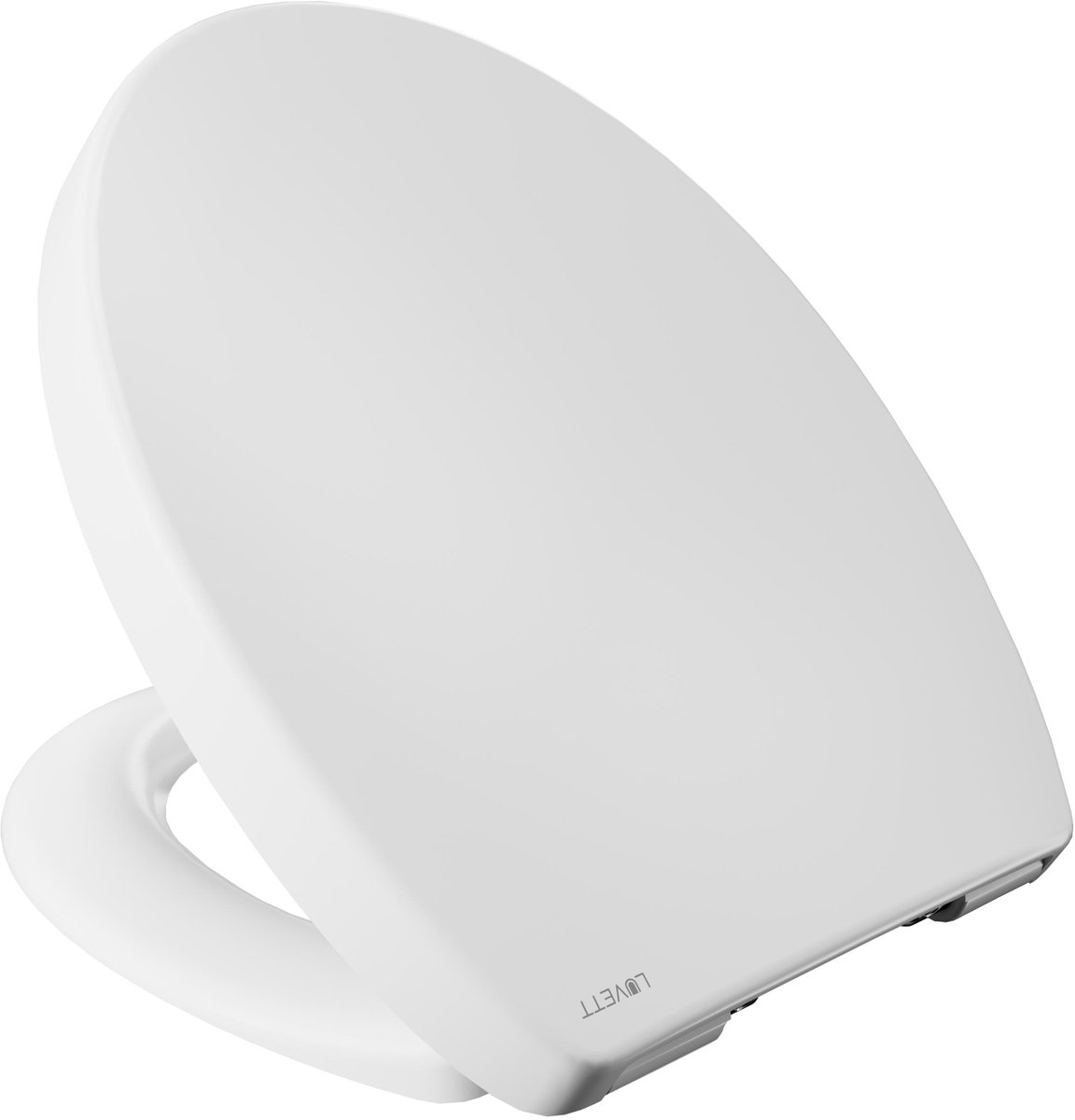 Luvett C210 - WC-bril - Wit - Dubbele Softclose - Afneembaar - 3 Montagevarianten - Duroplast