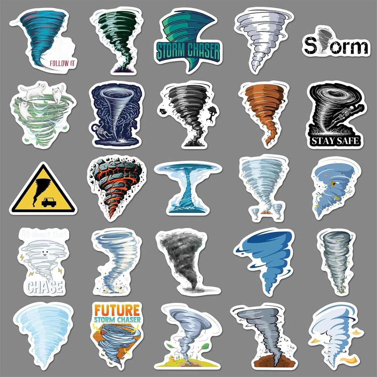 Set van 50 Waterdichte Graffiti Stickers voor Skateboards, Motorfietsen en Fietsen - Perfect voor Kinderen en Tieners, Ideaal voor Laptops en Koffers