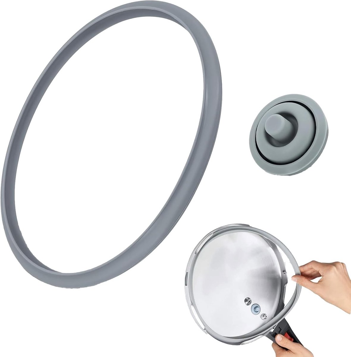 Spare parts voor 22 cm snelkookpan, vervangende afdichtring, kooksignaal en accessoires voor Silit Sicomatic en WMF Perfect
