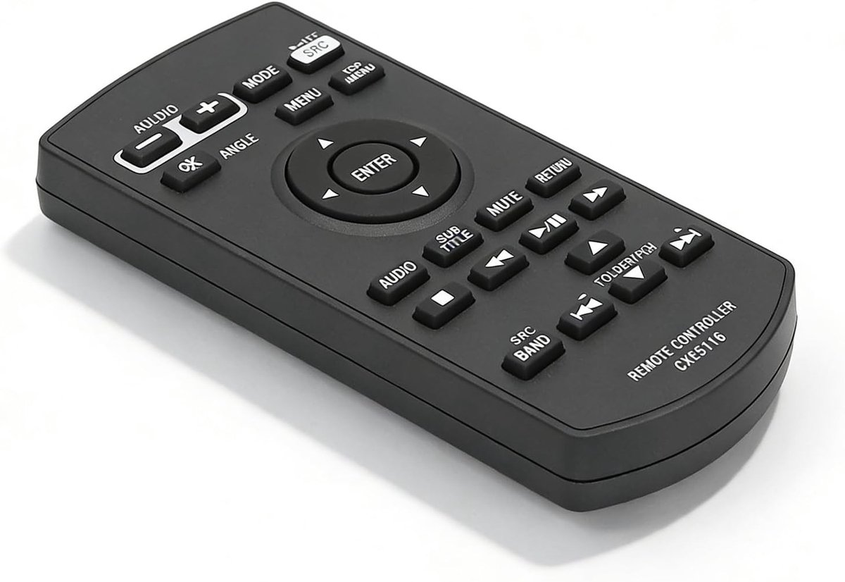 Draadloze afstandsbediening voor Pioneer autoradio, DVD en navigatiesystemen - vervangend onderdeel, tot 10 meter bereik, gemaakt van duurzaam ABS-materiaal