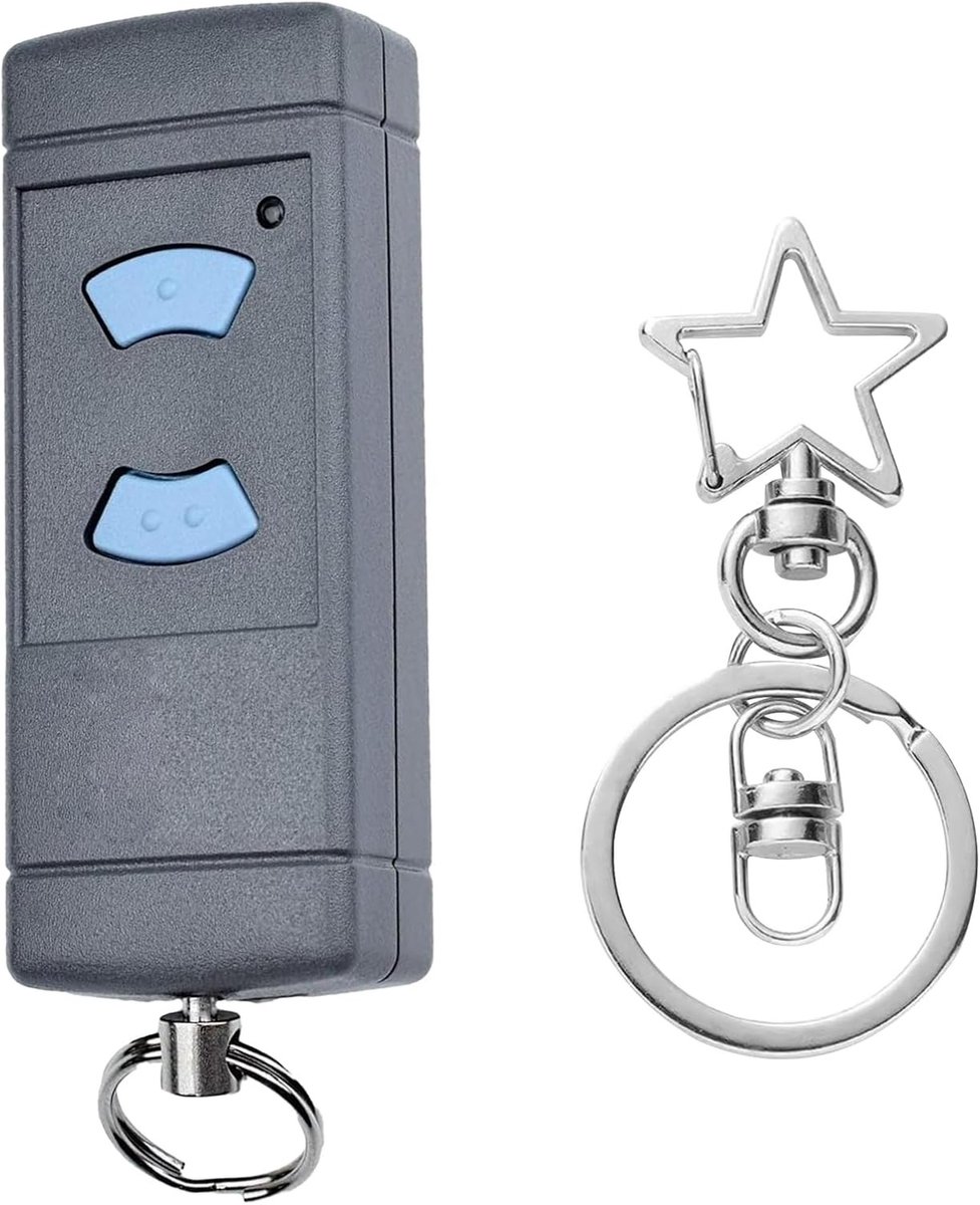 Universele Afstandsbediening voor Tor, Geschikt voor Hormann 868 MHz Hse2, Hsm2, Hs1/2 en Hsz1/2 - Inclusief Sleutelhanger en Gemakkelijke Installatie