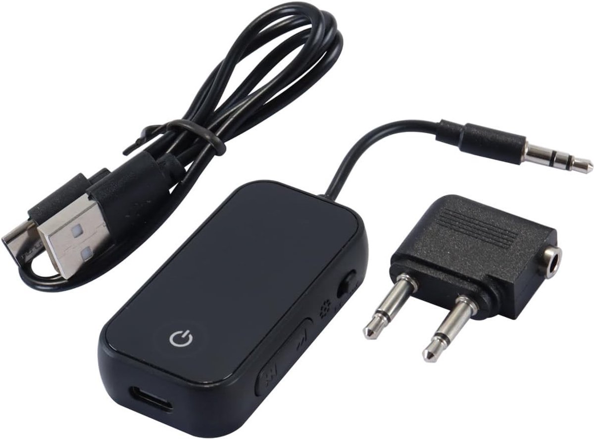 Bluetooth 5.4 Transmitter en Receiver, 2-in-1 Adapter voor TV, PC, Auto, Hoofdtelefoon en Speakers
