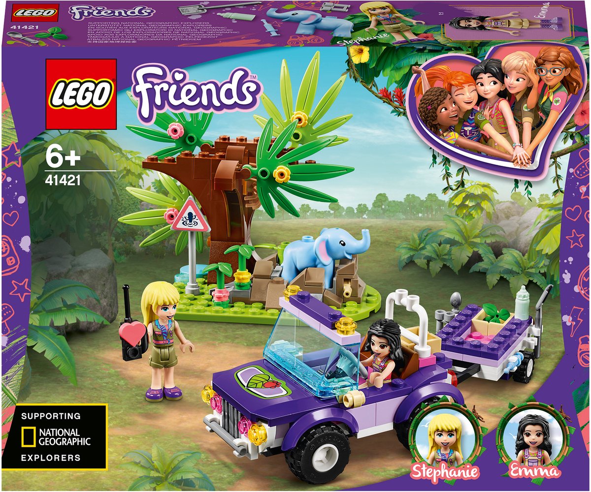 Bol.com LEGO Friends Reddingsbasis babyolifant in jungle 41421 aanbieding