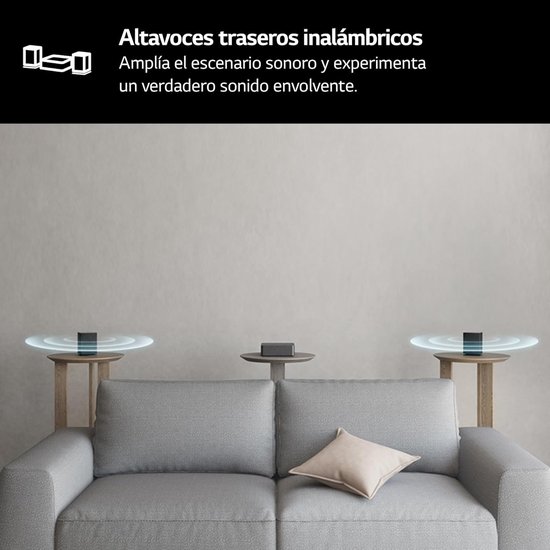 Intelligente Soundbar - Home Audio - Film Kijken - Draadloze Achterluidsprekers - 220 W - Zwart — afbeelding 5