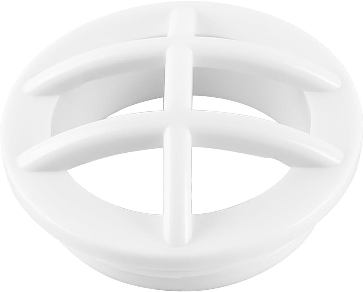 Zelfklevende Zwembad Terugstroommondstuk voor Wandmontage 32/38mm - Ideaal voor Suction en Terugstroomtoepassingen, Duurzaam en Eenvoudig te Installeren