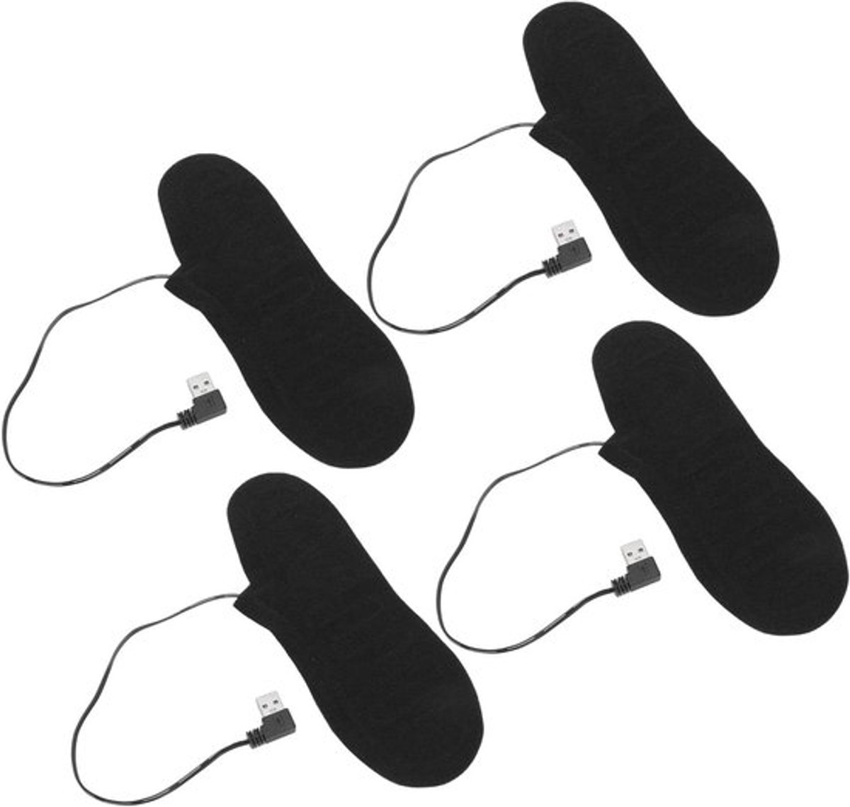 Allecto Plus Verwarmde Sokken voor Mannen en Vrouwen USB Oplaadbaar Winter Any