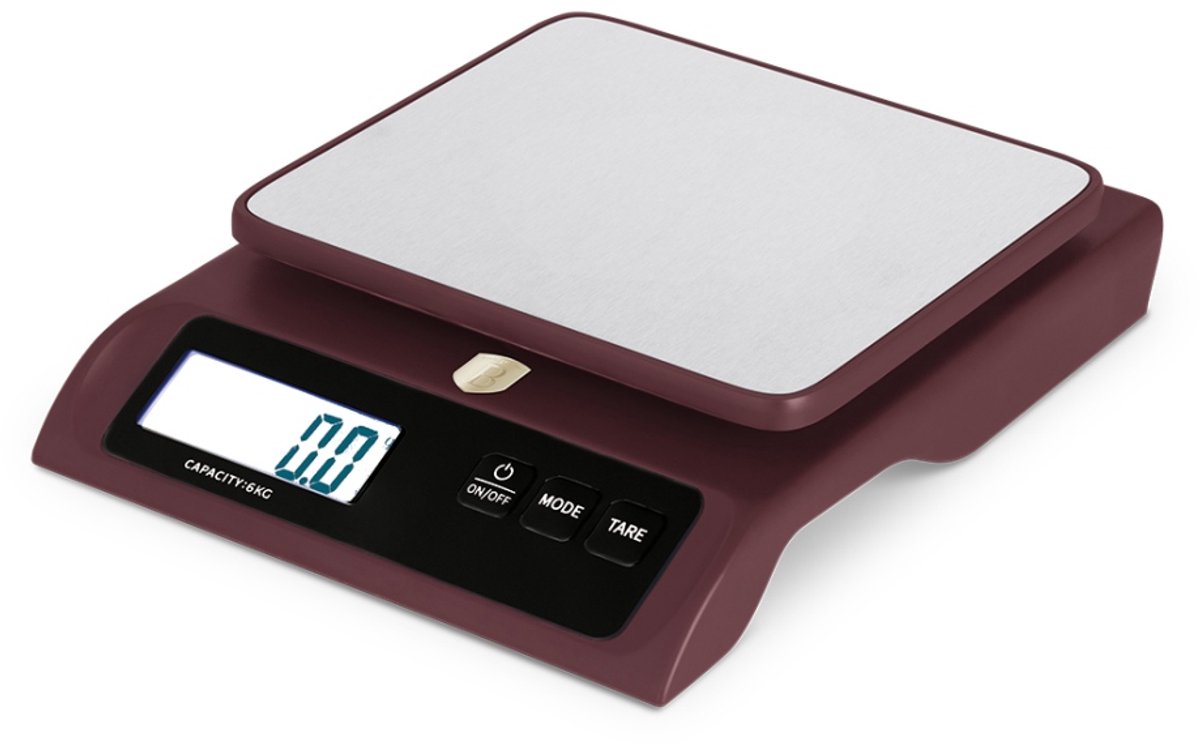 Digitale keukenweegschaal 6 kg uit de Leonardo Collection