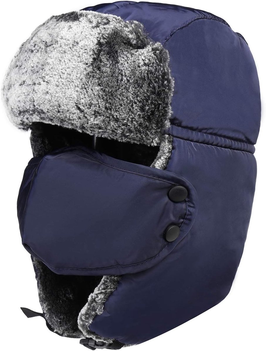 Uniseks Cap-5 Ny Bomberhoed, marineblauw, L UK, marineblauw, L