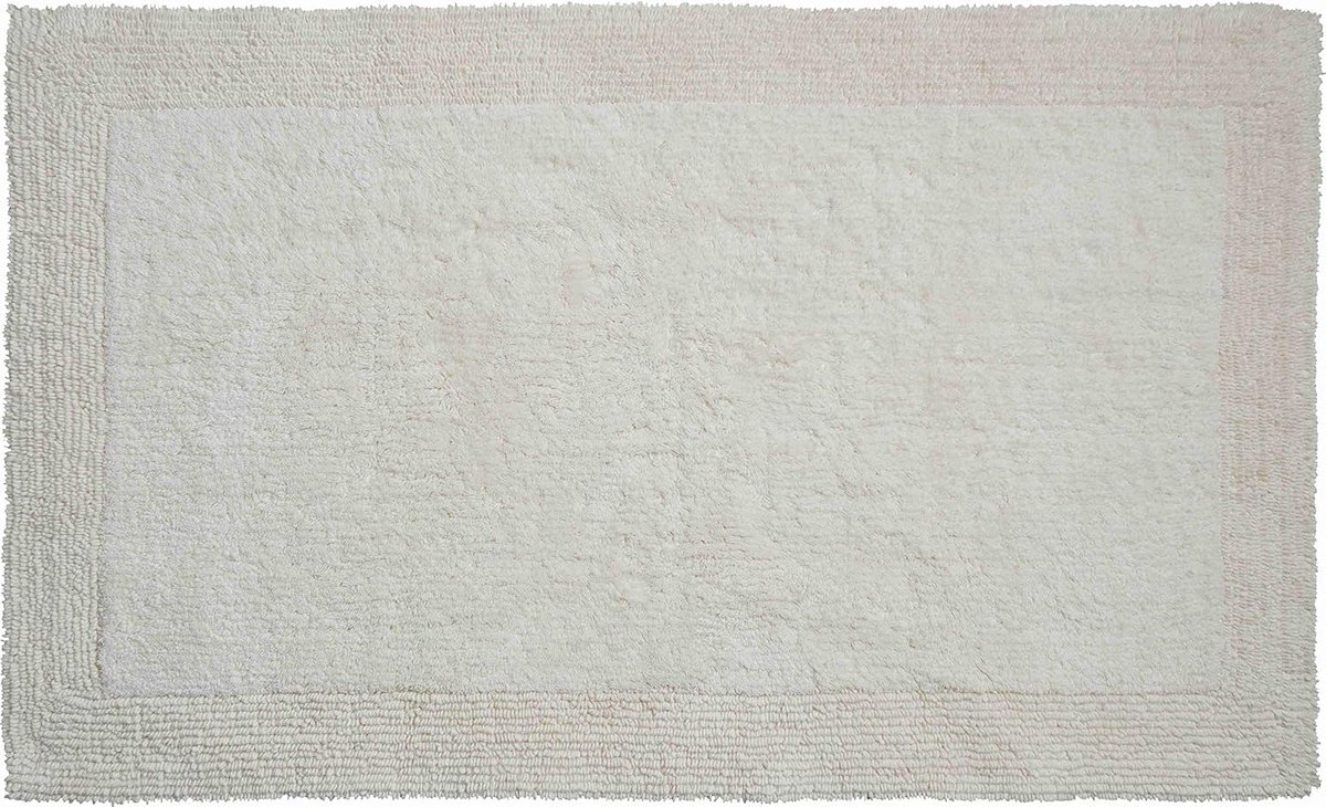 Badmat, Ultrazacht, absorberend en aan beide zijden bruikbaar, Organisch katoen, 5 jaar garantie, LUXOR, Badmat 60x100 cm, natuur
