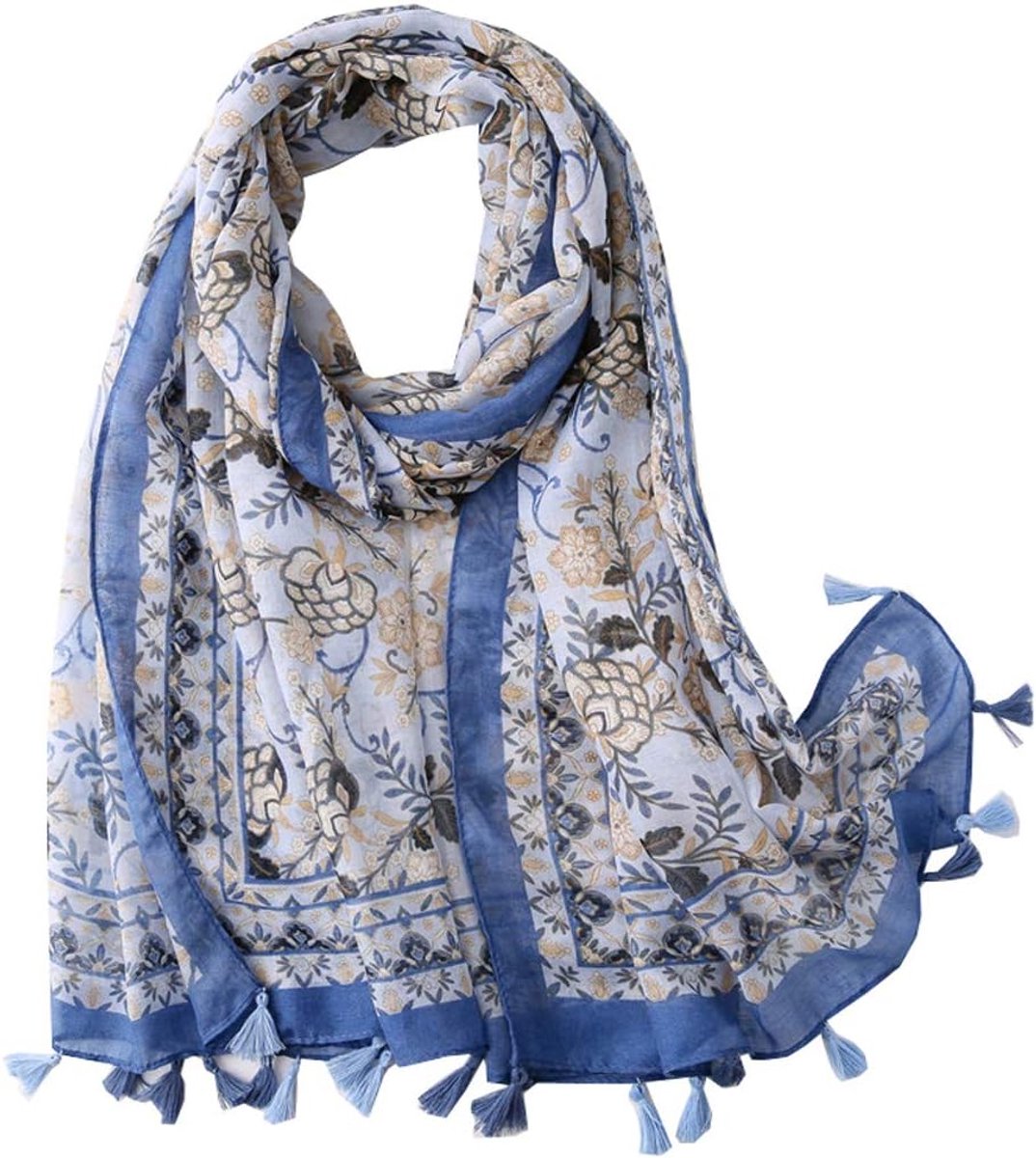 Sjaal voor dames, hoofddoek, halsdoek, sjaal, dames, stola