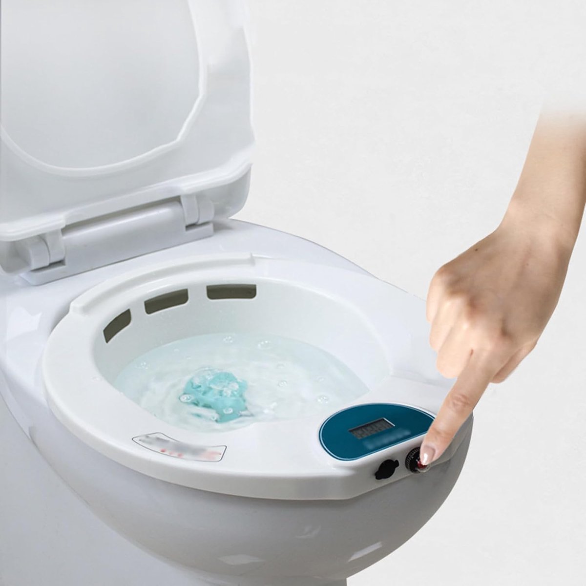 Zitbad Voor Toiletzitting, Hemorroïden, Postpartum Zorgbad, LEIDENE Vertoning Zitbad Voor Vrouwen En Mannen, Zitbad Zout Kom, Heupbad Wastafel, Waterspray Stijl