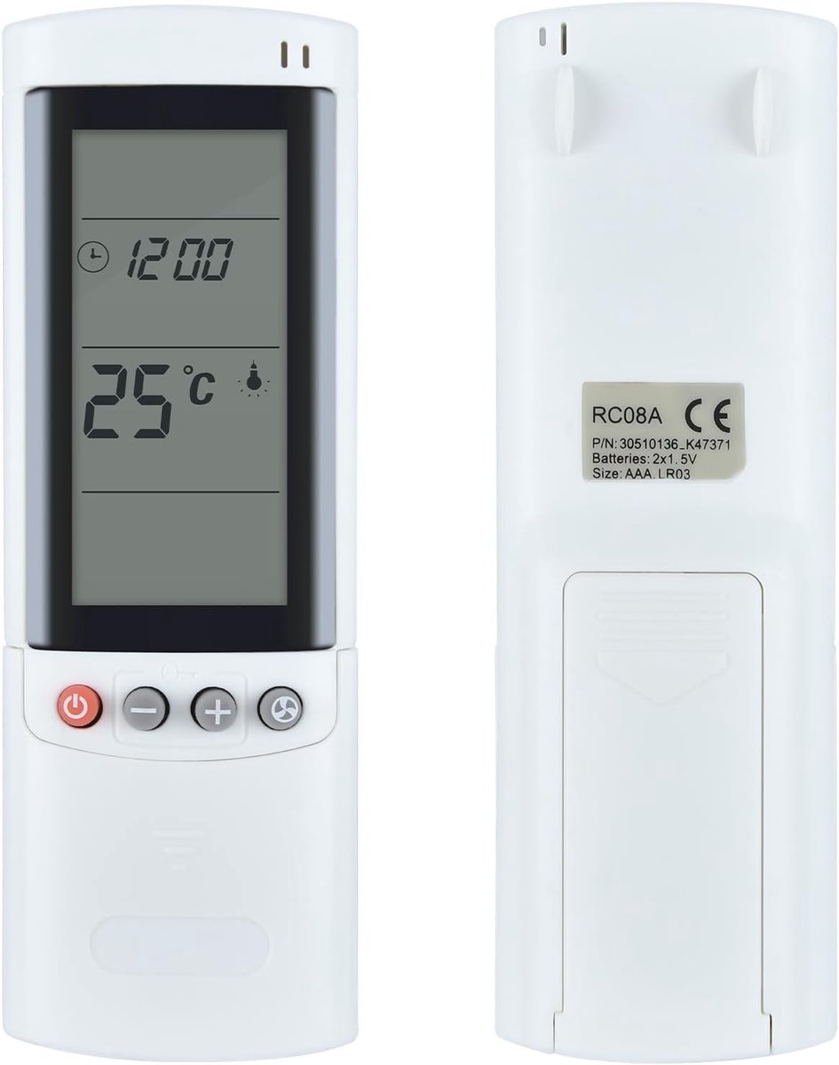 RC08A RC08B airconditioning vervangende afstandsbedieningsset voor Gree Airwell Electra airconditioning RC08A RC08B