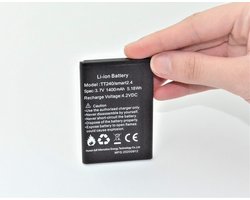 Reservebatterij voor TTfone mobiele telefoons (TT240)